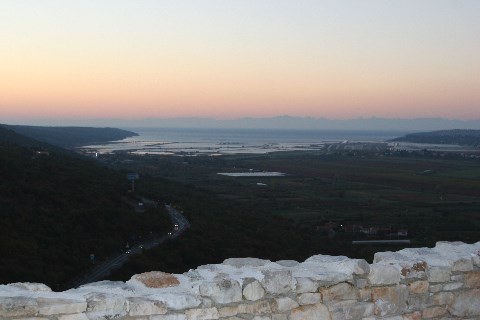 Ausblick von einen Restaurant Ausblick von einen Restaurant